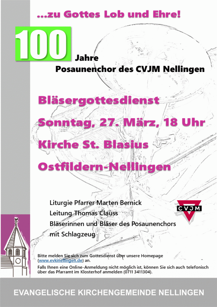 100 Jahre Posaunenchor CVJM Nellingen